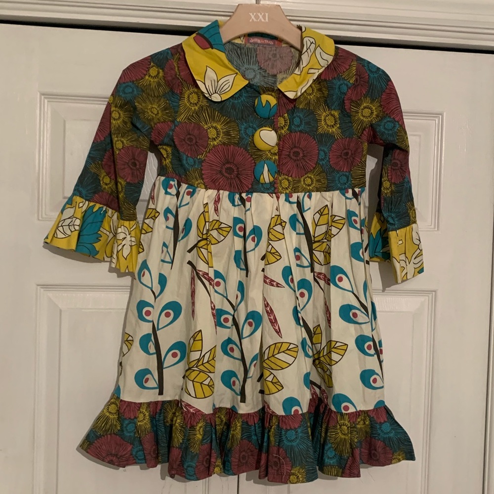 Jelly the Pug ruffle dress